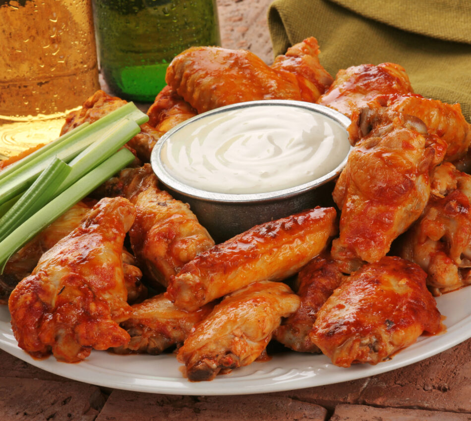 Buffalo Wings with House Made Bleu Cheese Dressing